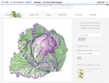 Tablet Screenshot of jswbotanicalart.com